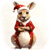 Kangaroos Christmas