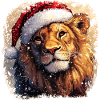 Lion Noël / Père Noël Lion