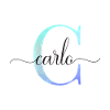 C| Monogramme | Nom | Carlo | Aquarelle