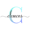 C| Monogramme | Nom | Clément| Aquarelle