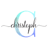 C| Monogramme | Nom | Christoph | Aquarelle