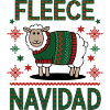Festive Sheep Christmas Sweater Design