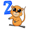 2 Motivo de cumpleaños Quokka - Dos años