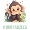 Chimpanzee Schimpansen Schimpanse