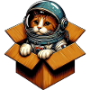 Chat astronaute
