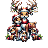 Happy Family Team Christmas