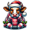 Weihnachts Kuh Christmas