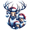 Christmas Reindeer Family Christmas