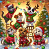 Funny Christmas Animals