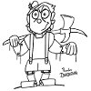 Puppet as Barbarian (white)