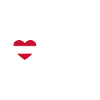 Austria Heart Vienna white
