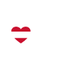 Austria Heart Vienna White