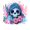 Kawaii Reaper Pastel Goth Cute Anime