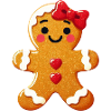 GINGERBREAD FIGURINE - CHRISTMAS XMAS