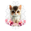 Lovely and fluffy kitten