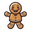 Christmas Gingerbread Baking Cookie