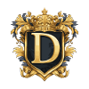 D Buchstabe Logo Krone