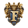 F Letter Logo Crown
