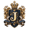 J Letter Logo Crown