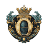 O Letter Logo Crown