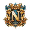 N Buchstabe Logo Krone
