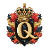 Q Letter Logo Crown