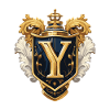Lettre Y Logo Couronne