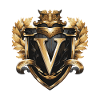 V Letter Logo Crown