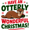 Otterly Christmas Celebration Design