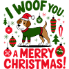 Festive Dog Christmas Sweater Design