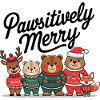 Festive Animal Christmas Crew