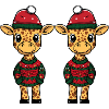 Giraffe Christmas Team