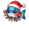 Fées de Noël Poisson Tetra
