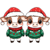 Kuh Weihnachten Team