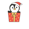 Penguin Christmas Gift Winter Animals