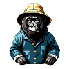 Gorilla Regenjacke