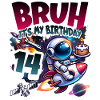 Astronaute 14e anniversaire Espace