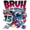 Astronaut 15th Birthday Space