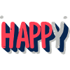 Bold Happy Typography