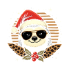 Faultier Frohe Weihnachten