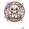 Sad, Cute Toy Cuddly Bear