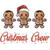 Christmas Crew Gingerbread Man