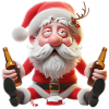Père Noël ivre 1