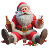 Père Noël ivre 2