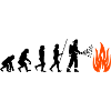 Évolution des pompiers