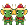 Dinosaur triceratops Christmas Team
