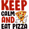 Playful Pizza Kitchen Illustration