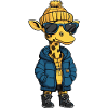 Giraffe Winter