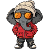 Elephant Winter