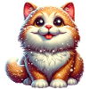 Cute Cat Winter Snow